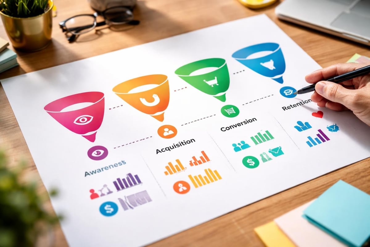 Digital marketing KPIs framework