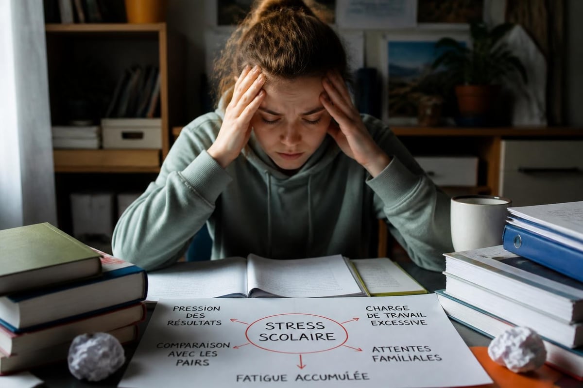 Sources multiples du stress scolaire
