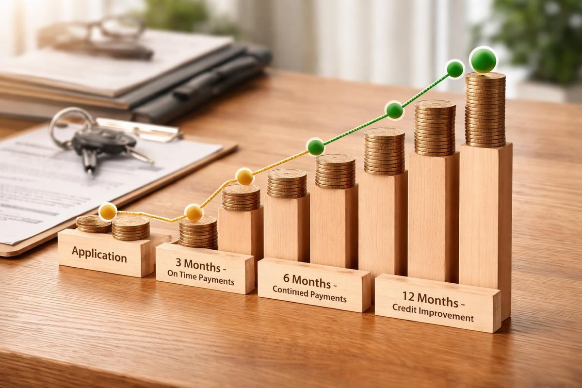 Credit building timeline