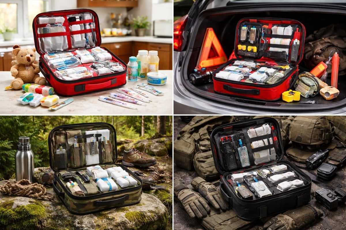 Specialized first aid kits