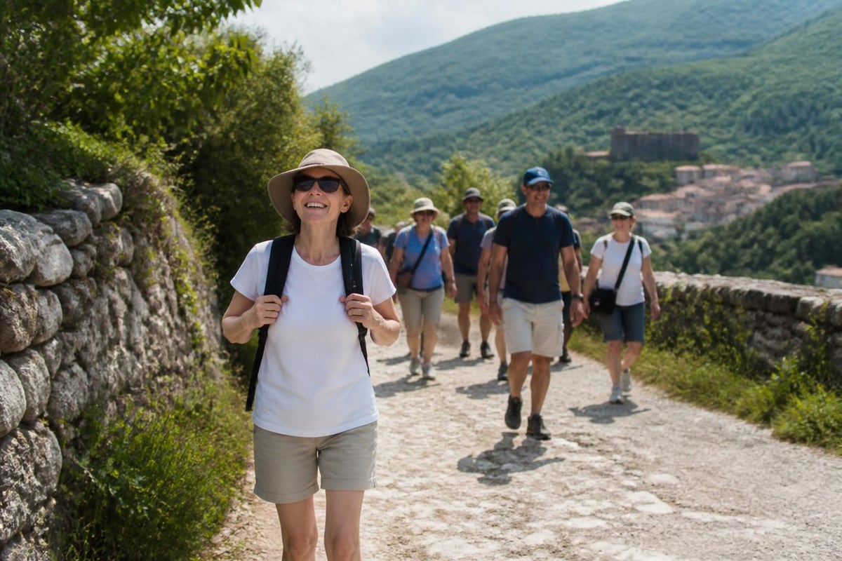 Health benefits of walking tours