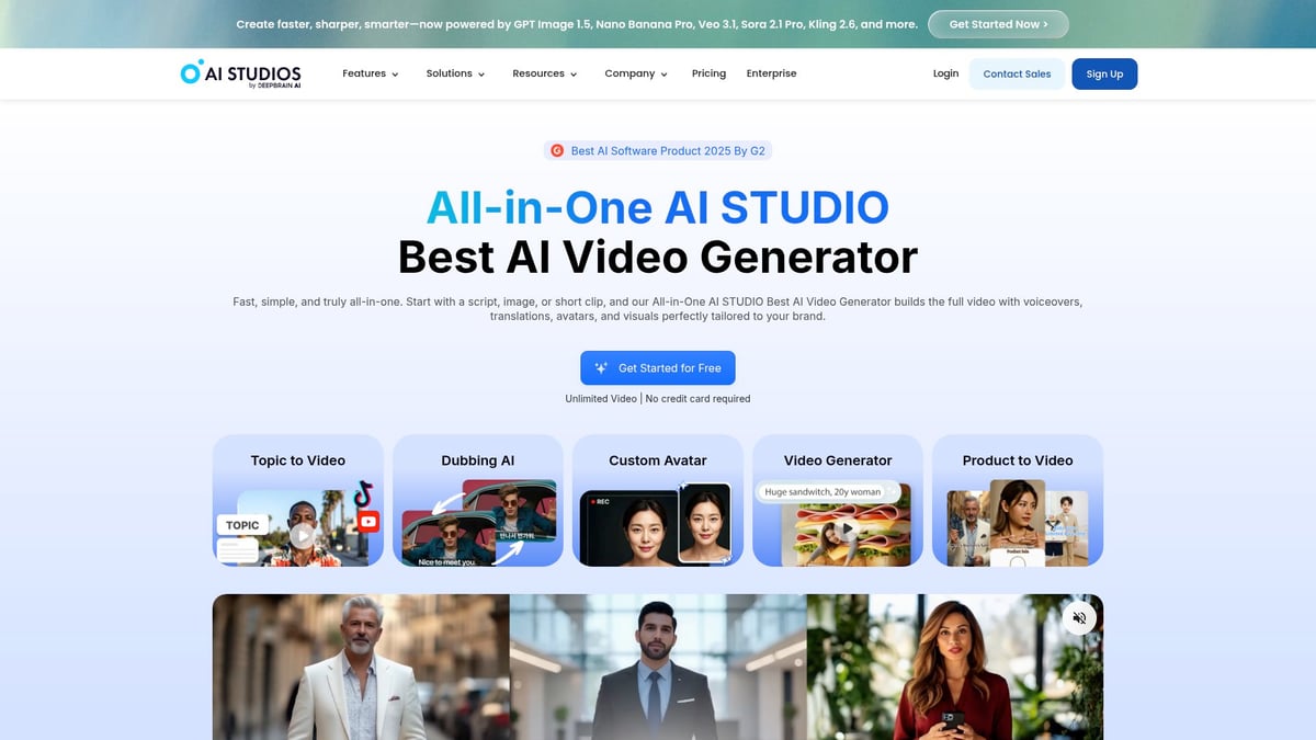 9 Essential Ai Tool For Creating Videos Picks For 2026 - DeepBrain AI