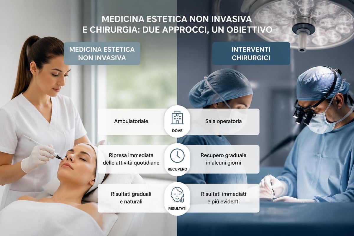 Differenze tra medicina estetica e chirurgia