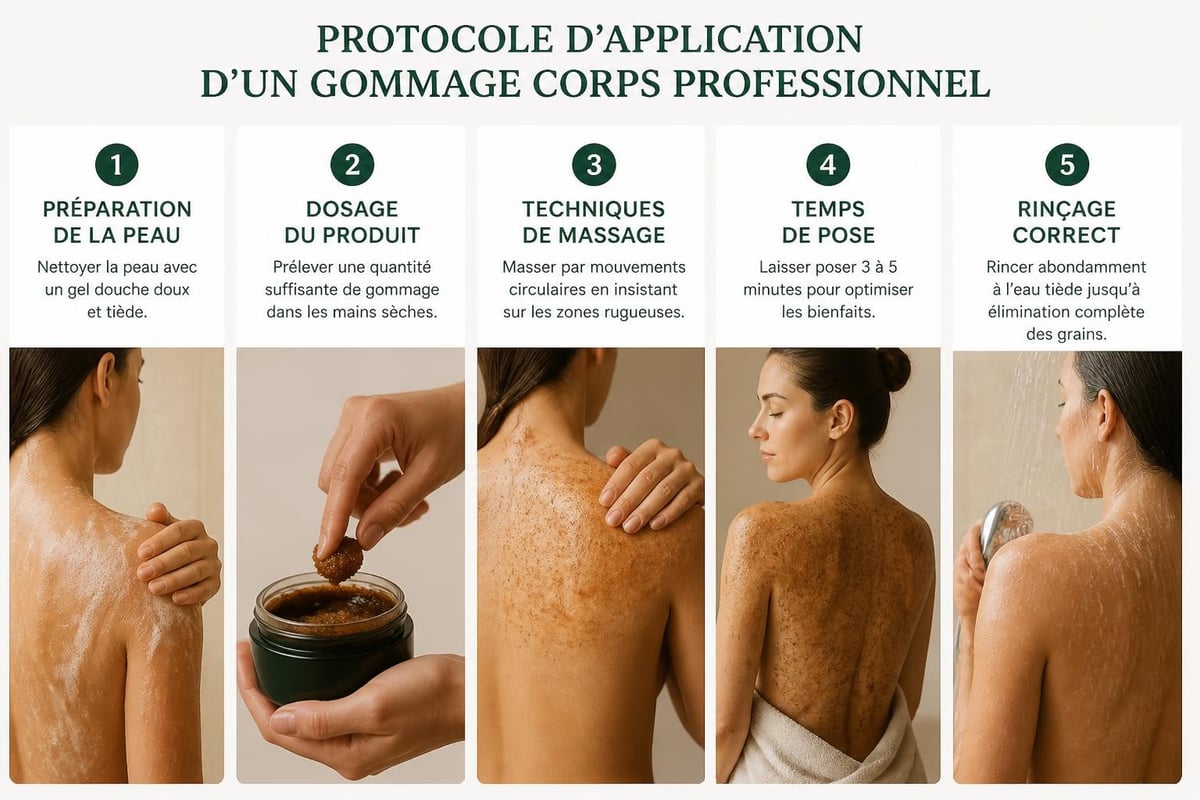 Application protocole gommage