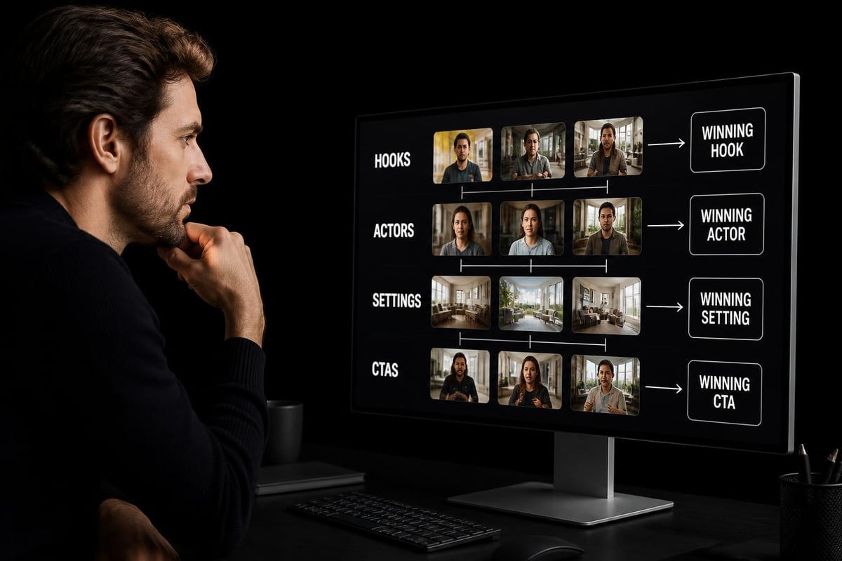 AI video testing framework