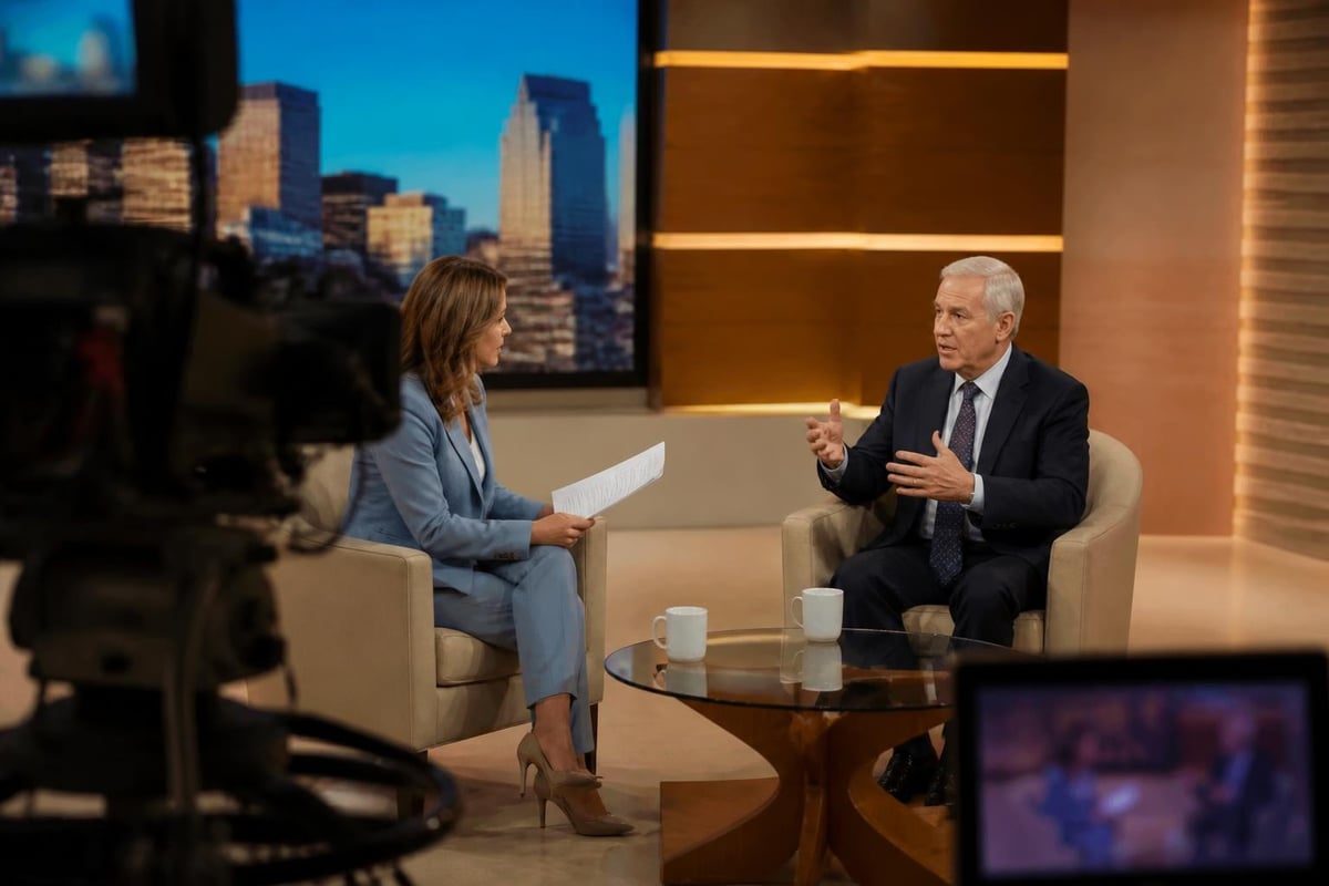 Authority transfer through tv network appearances