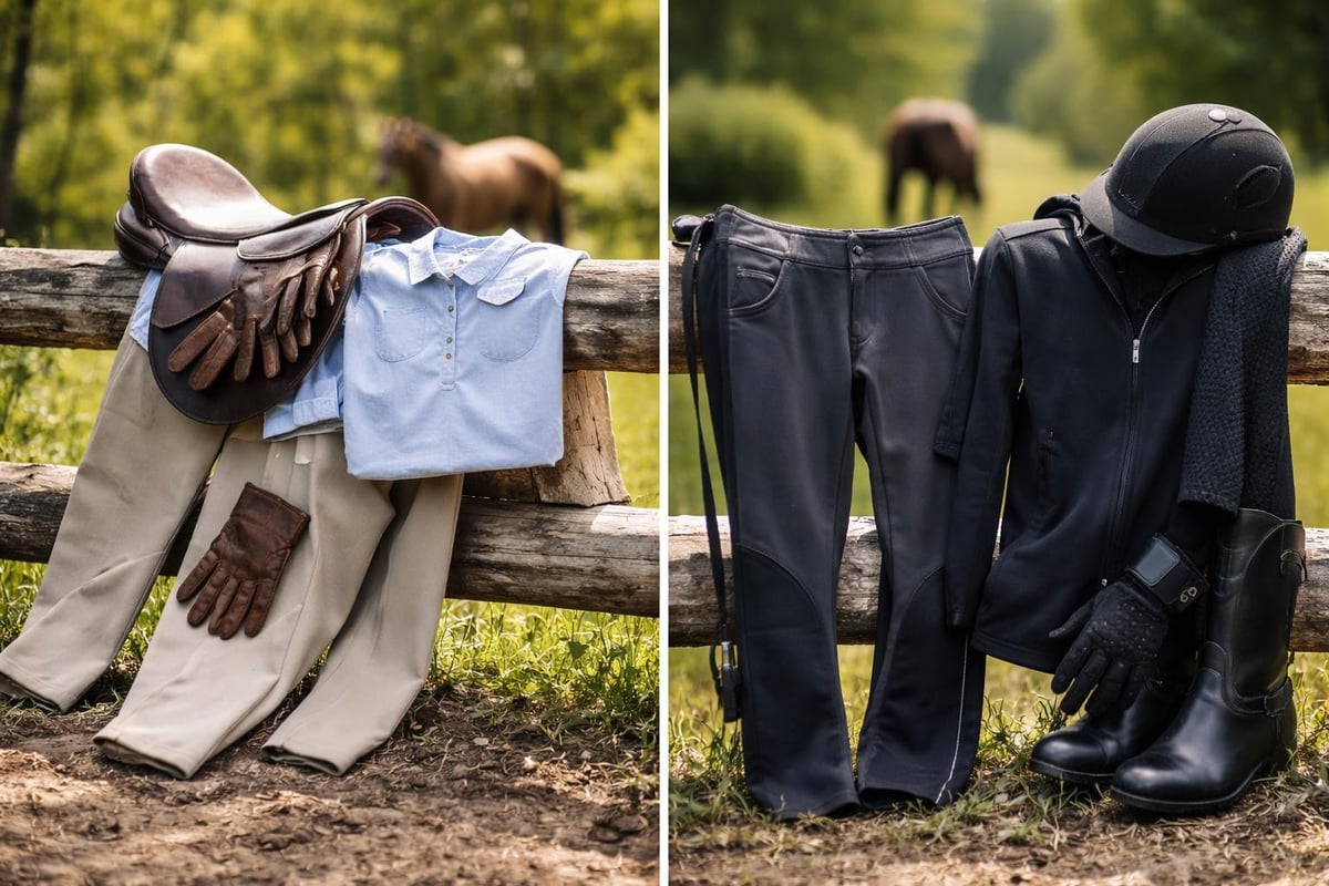 Technical riding fabric comparison