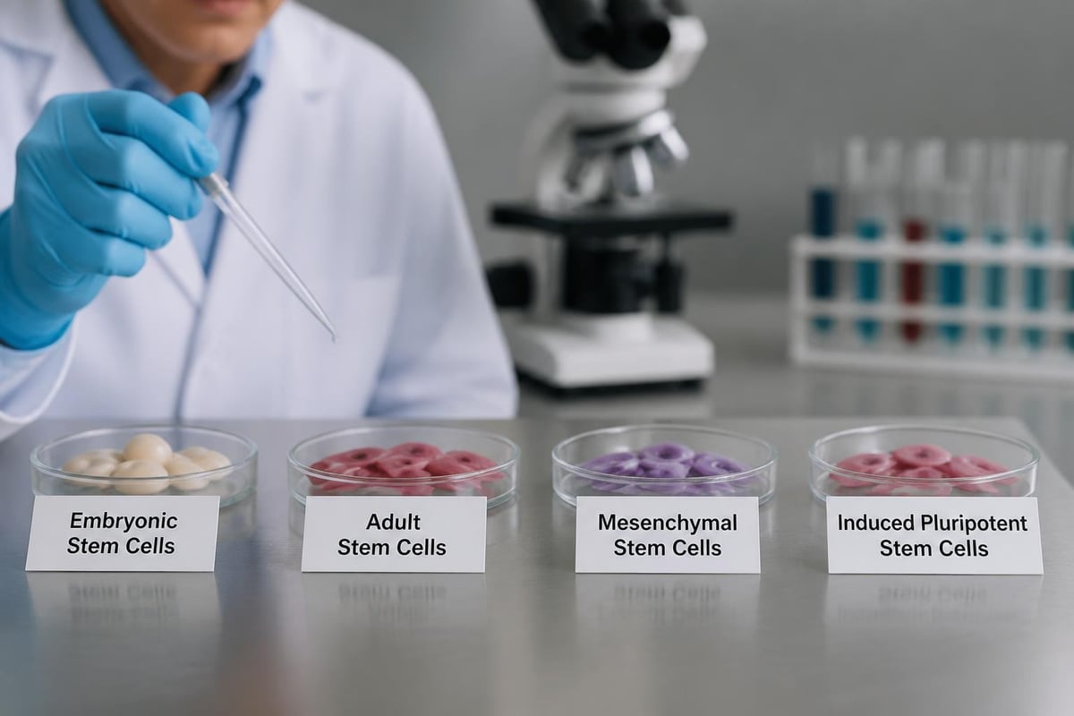 Stem cell types comparison