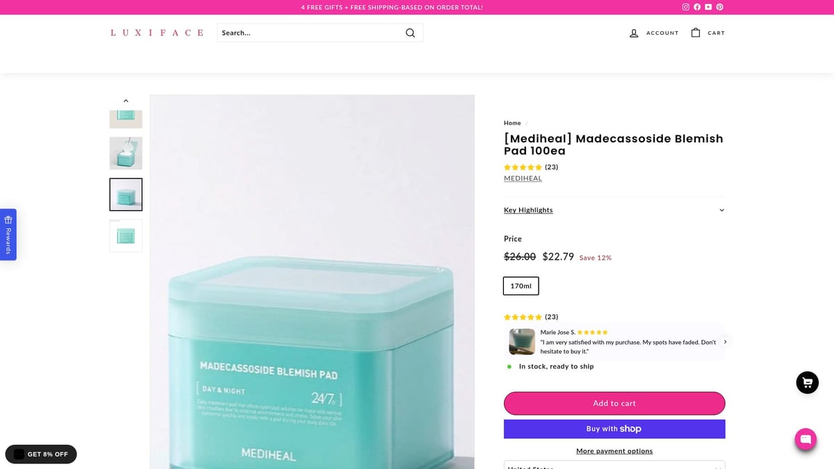 Top 9 Korean Skincare for Hyperpigmentation in 2026 - Mediheal Madecassoside Blemish Pad