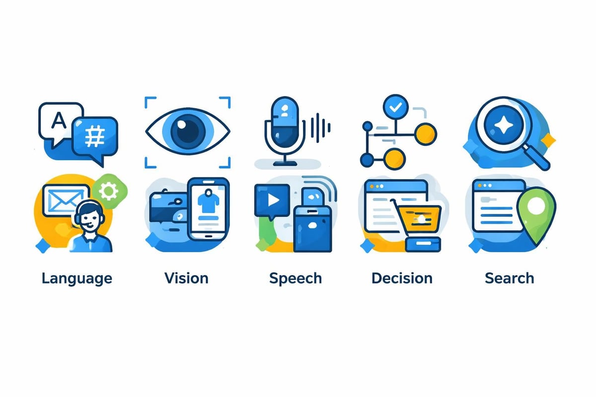 Microsoft AI service categories