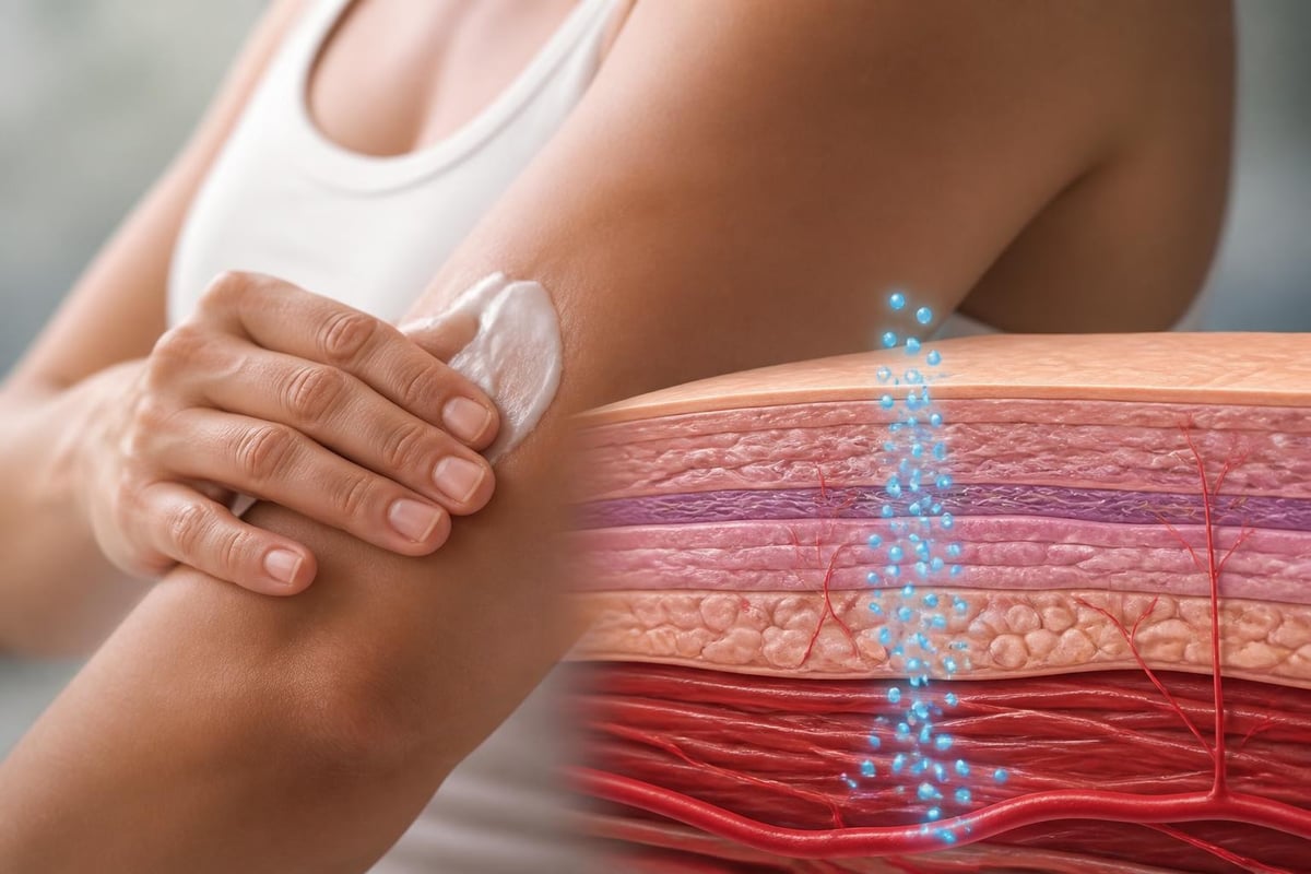 Transdermal magnesium absorption process