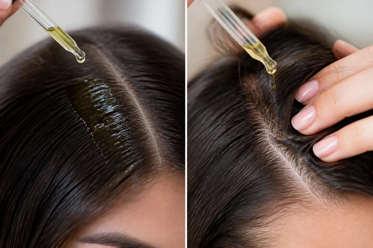 Beard oil absorption process
