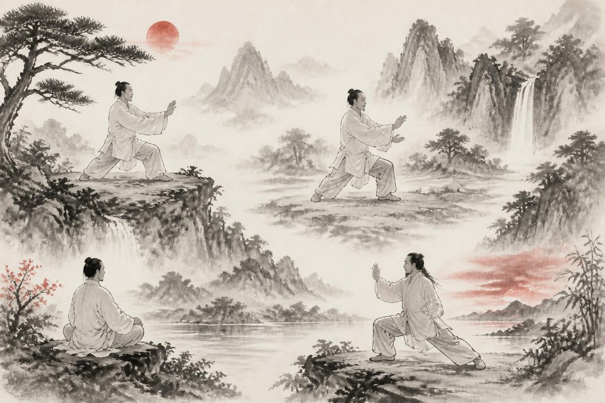 Flexible tai chi routine