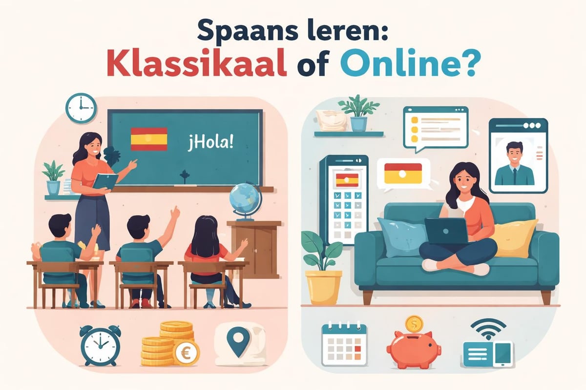 Online leren versus traditioneel leren