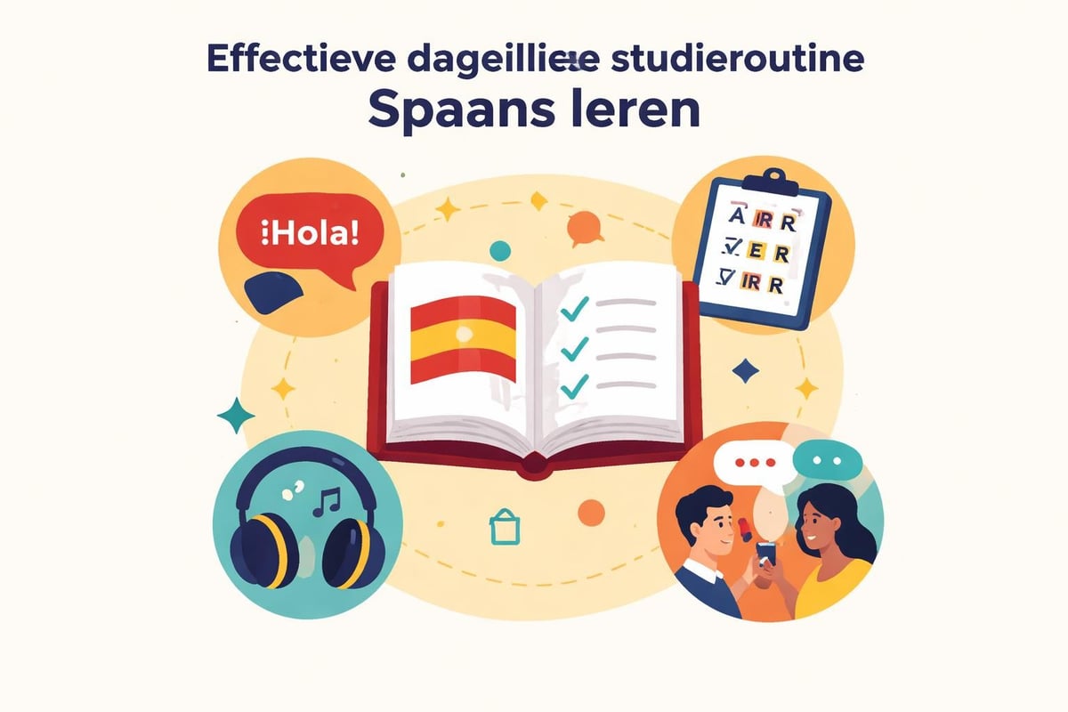Dagelijkse studieroutine Spaans