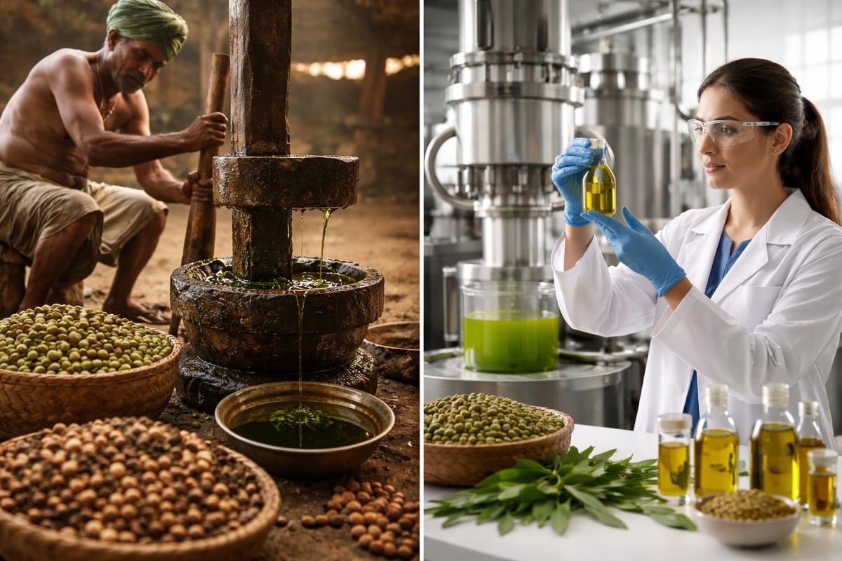 Neem olie udvinding og kvalitetsforskelle