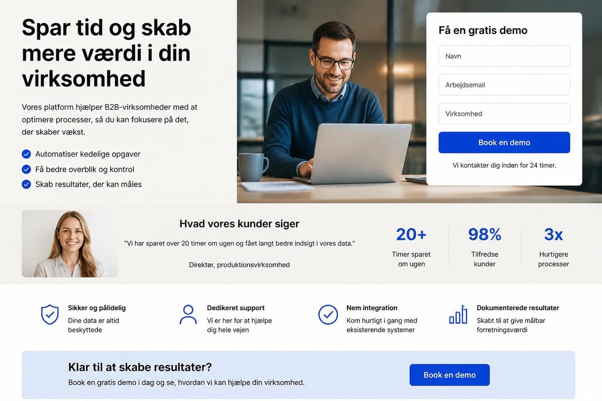 Landing page optimization