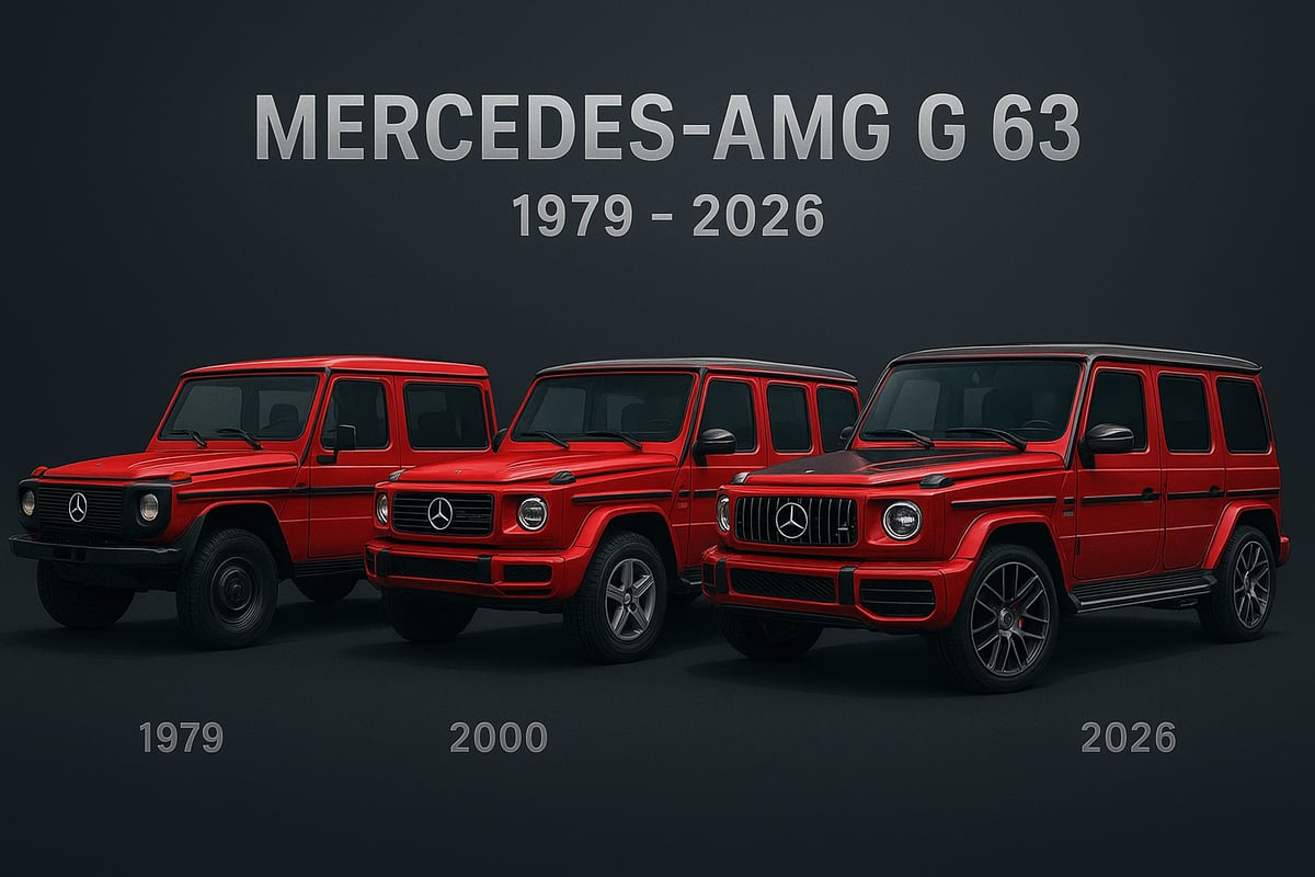 The Evolution of the G 63 AMG: A Legacy Reimagined