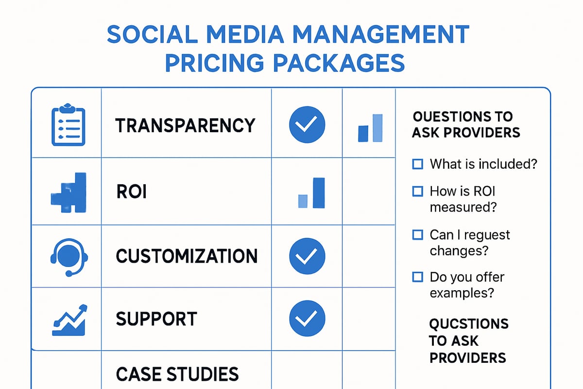 Comparing Social Media Management Pricing Packages: What to Look For