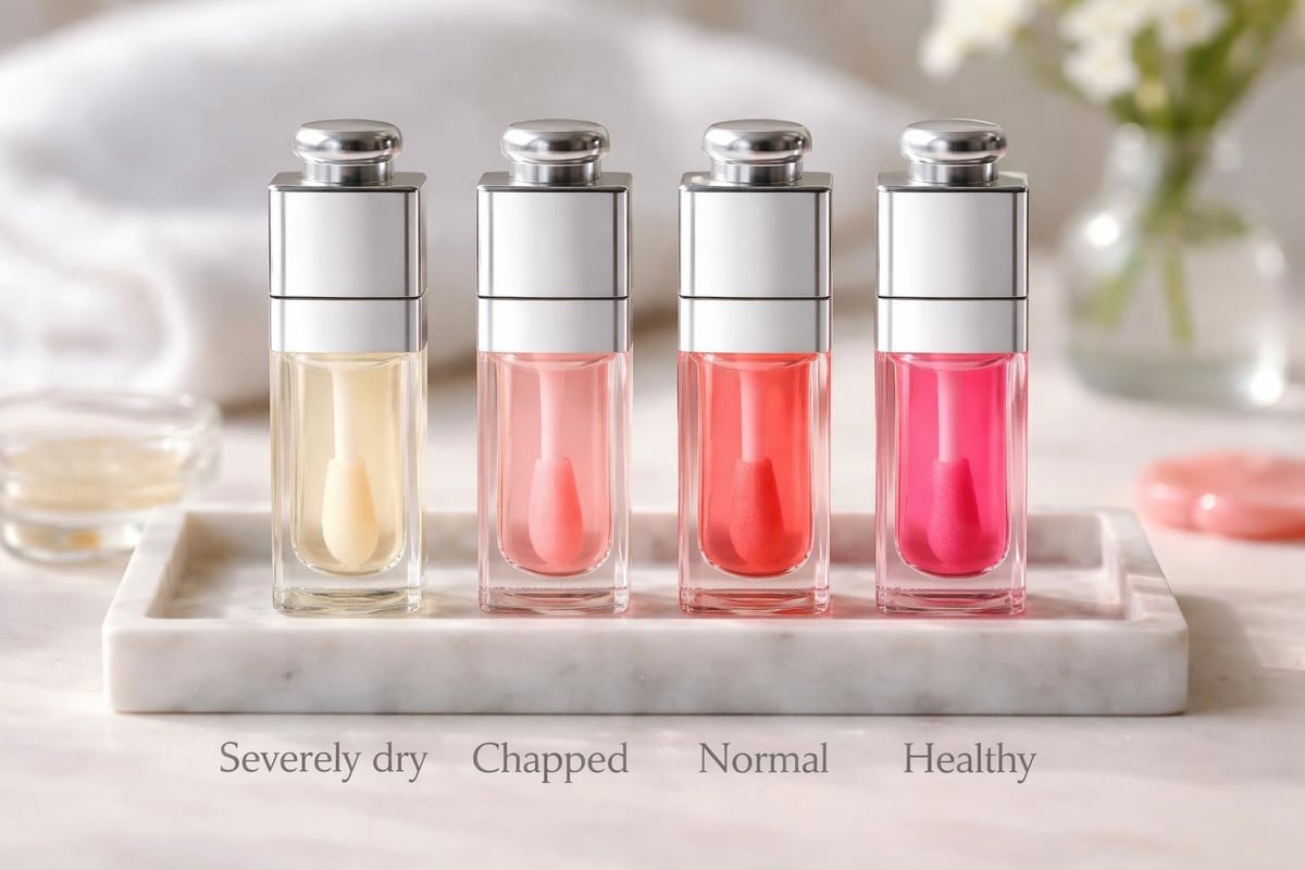 Lip glow oil selection