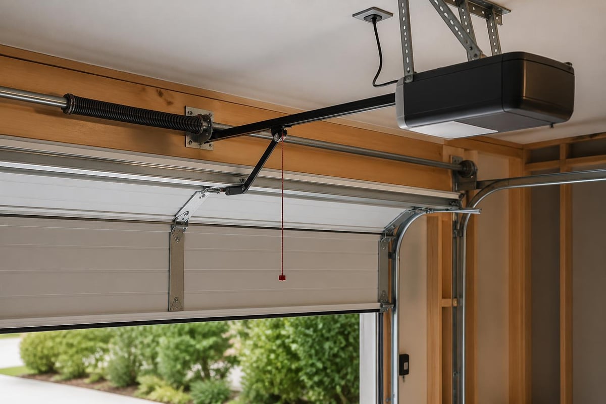 Garage door components and safety systems