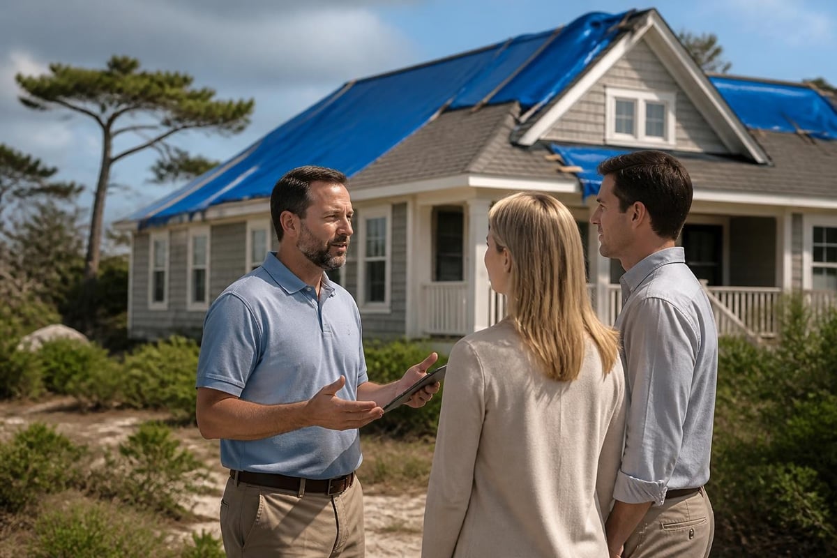 Insurance policy structure for roof coverage