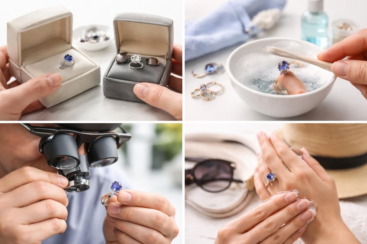 Ring care process