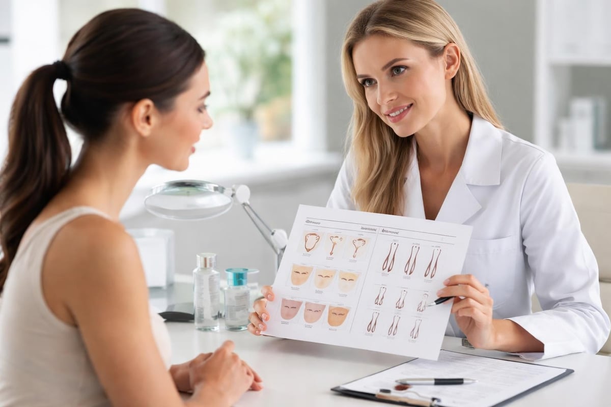 Laser hair removal consultation process