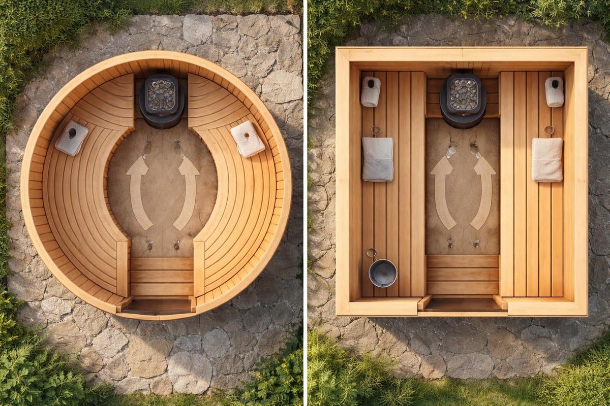 4 person outdoor sauna sizing considerations