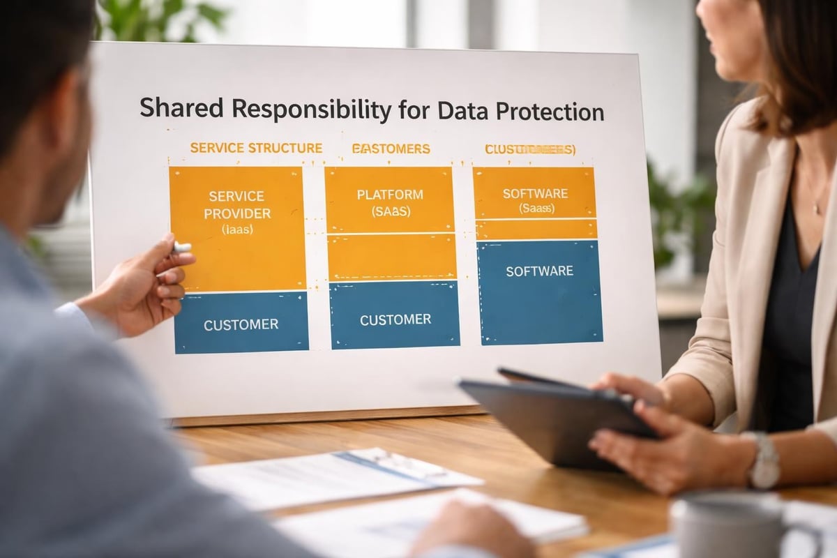 Cloud security shared responsibility model