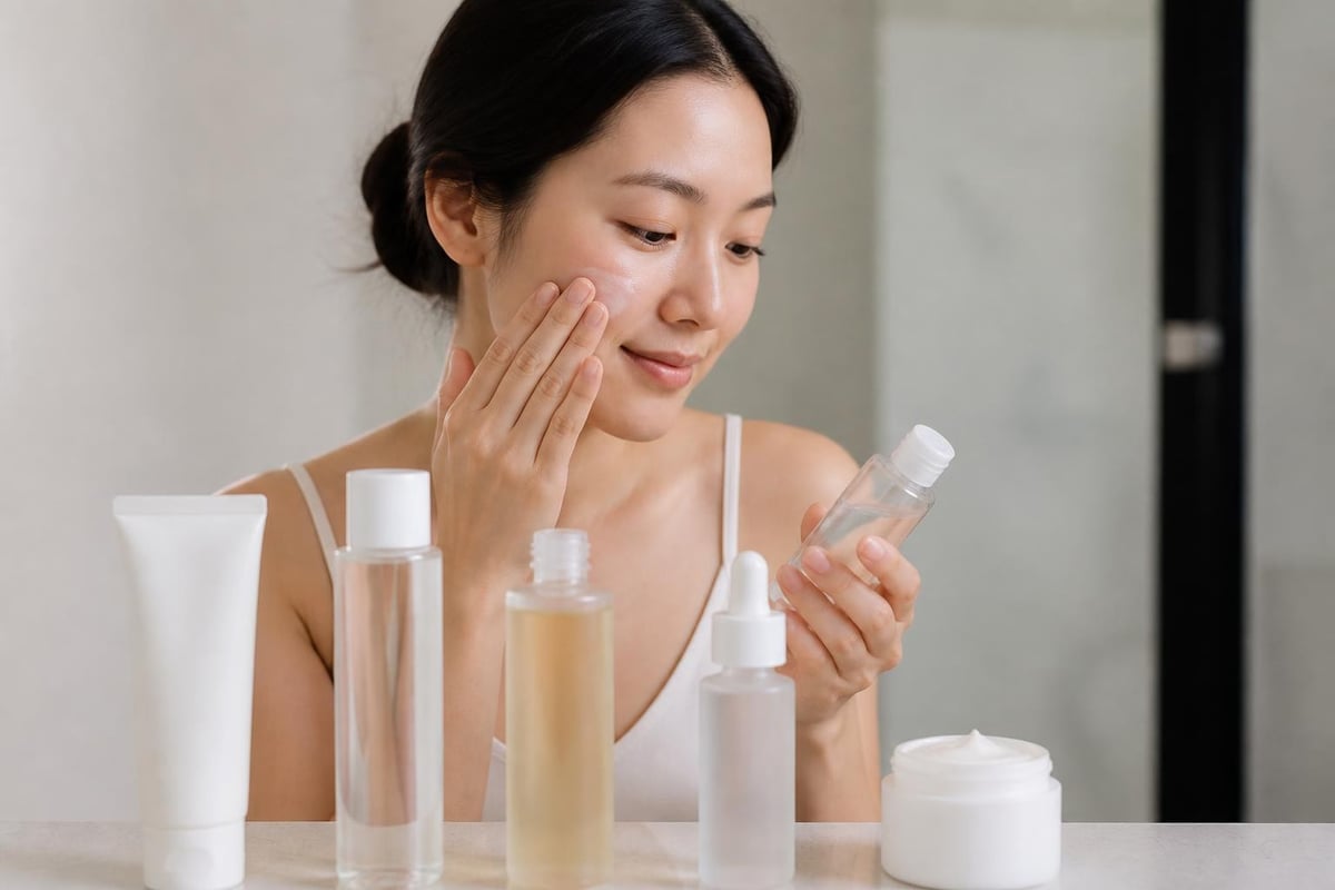 K-beauty layering routine