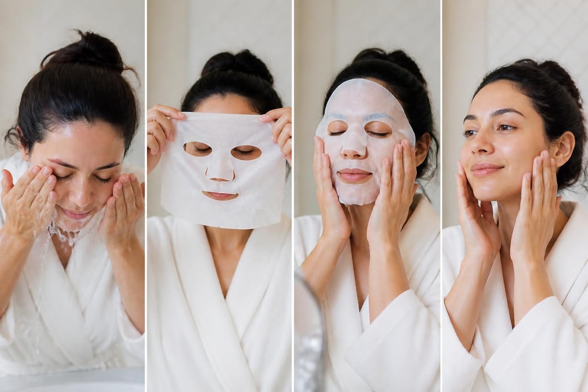 Sheet mask application