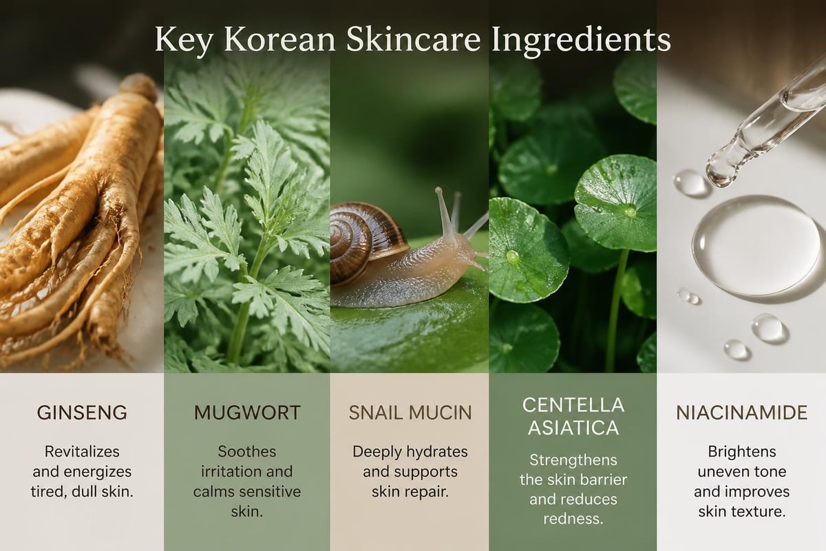 Korean skincare ingredients