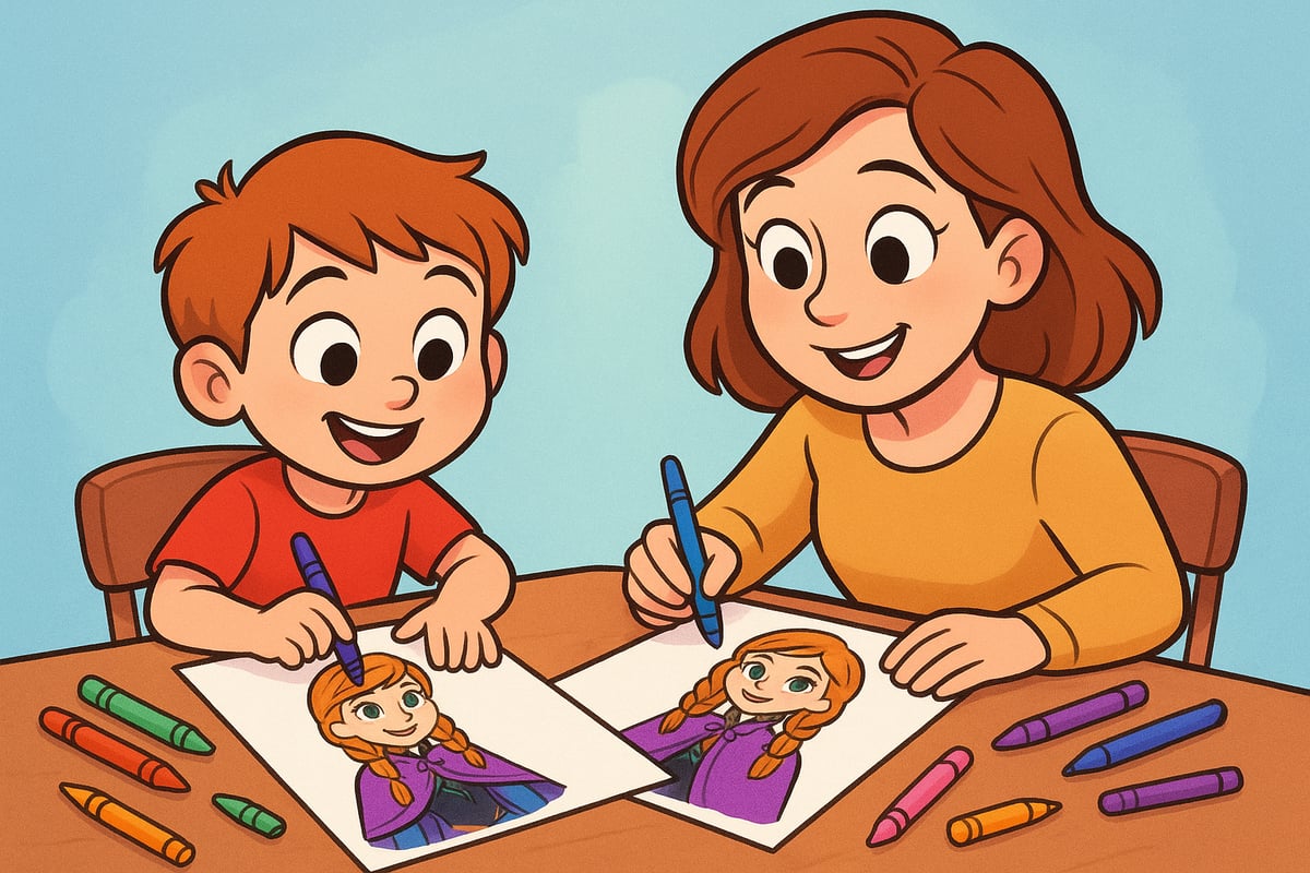 Tips for Printing and Coloring Anna Pages at Home