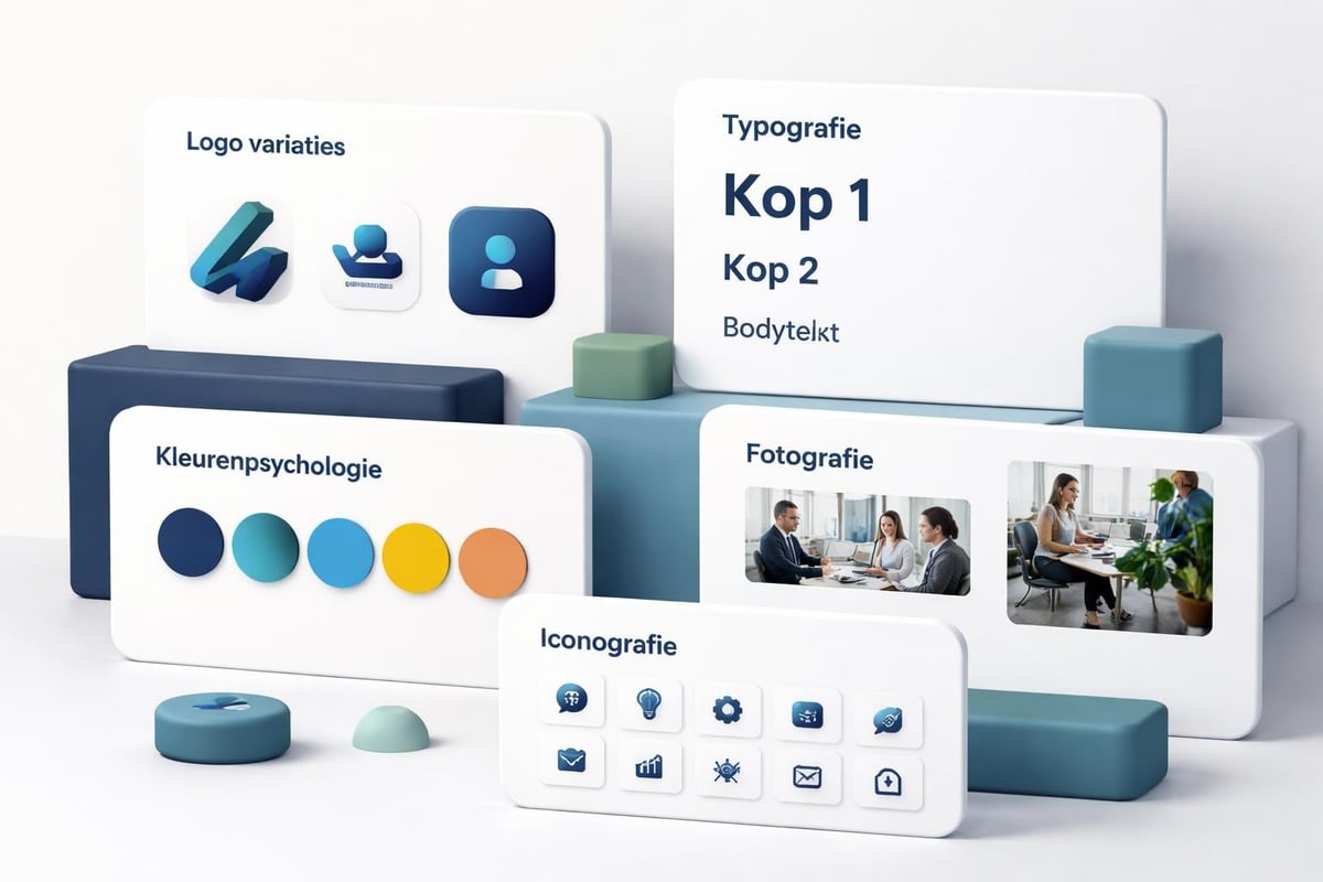 B2B visual identity system