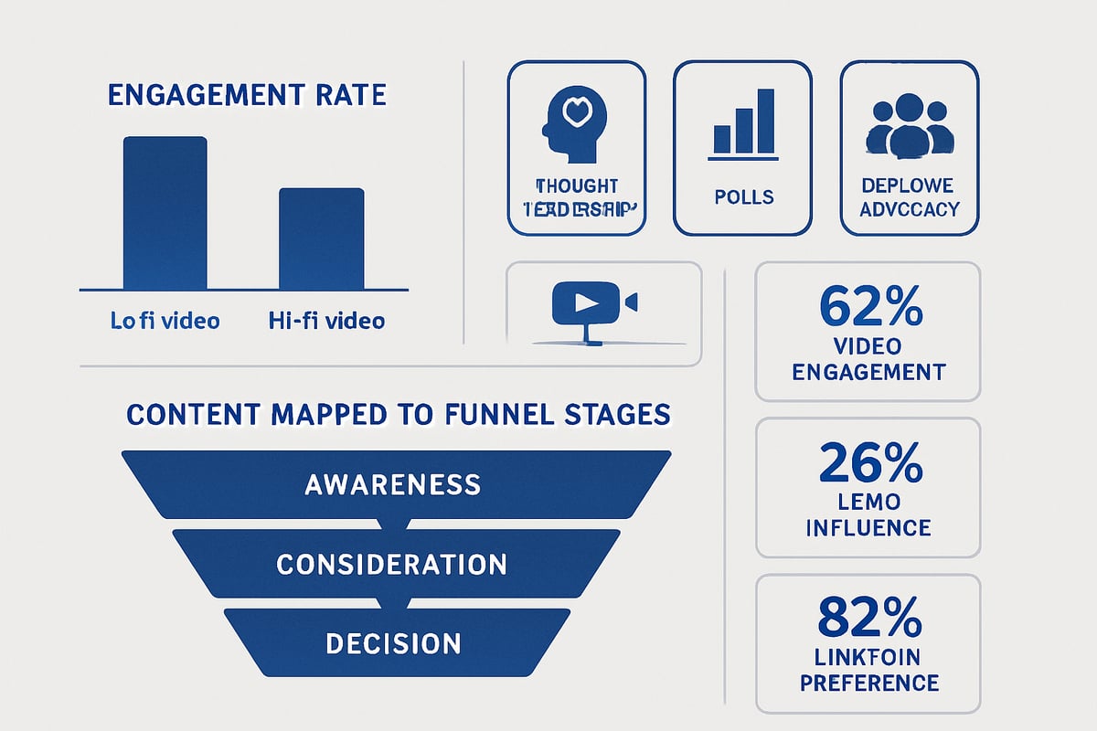Top-Performing B2B Social Media Content Types & Tactics