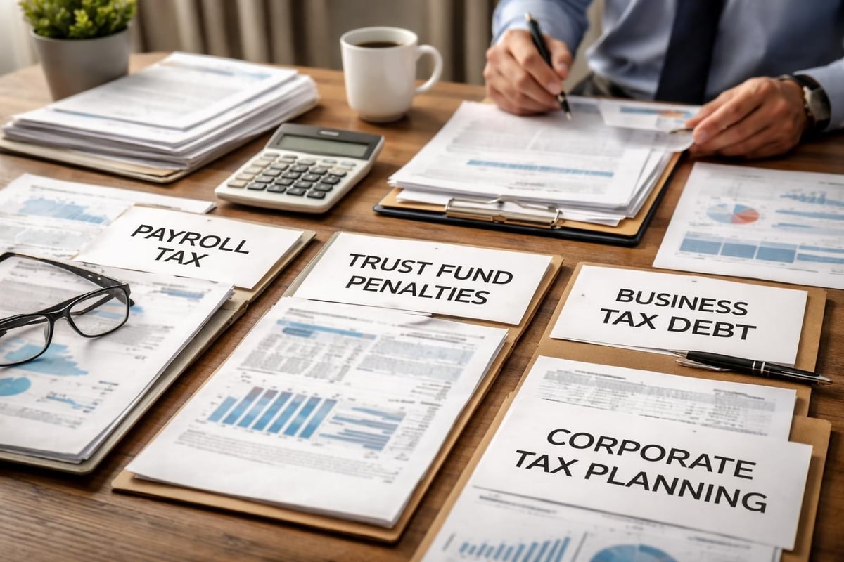 Business tax consultation topics