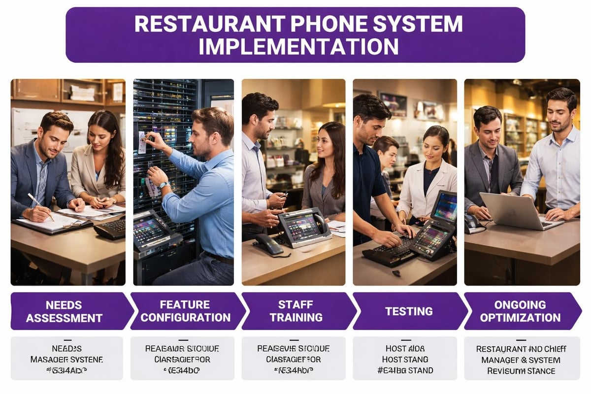 Restaurant phone system setup