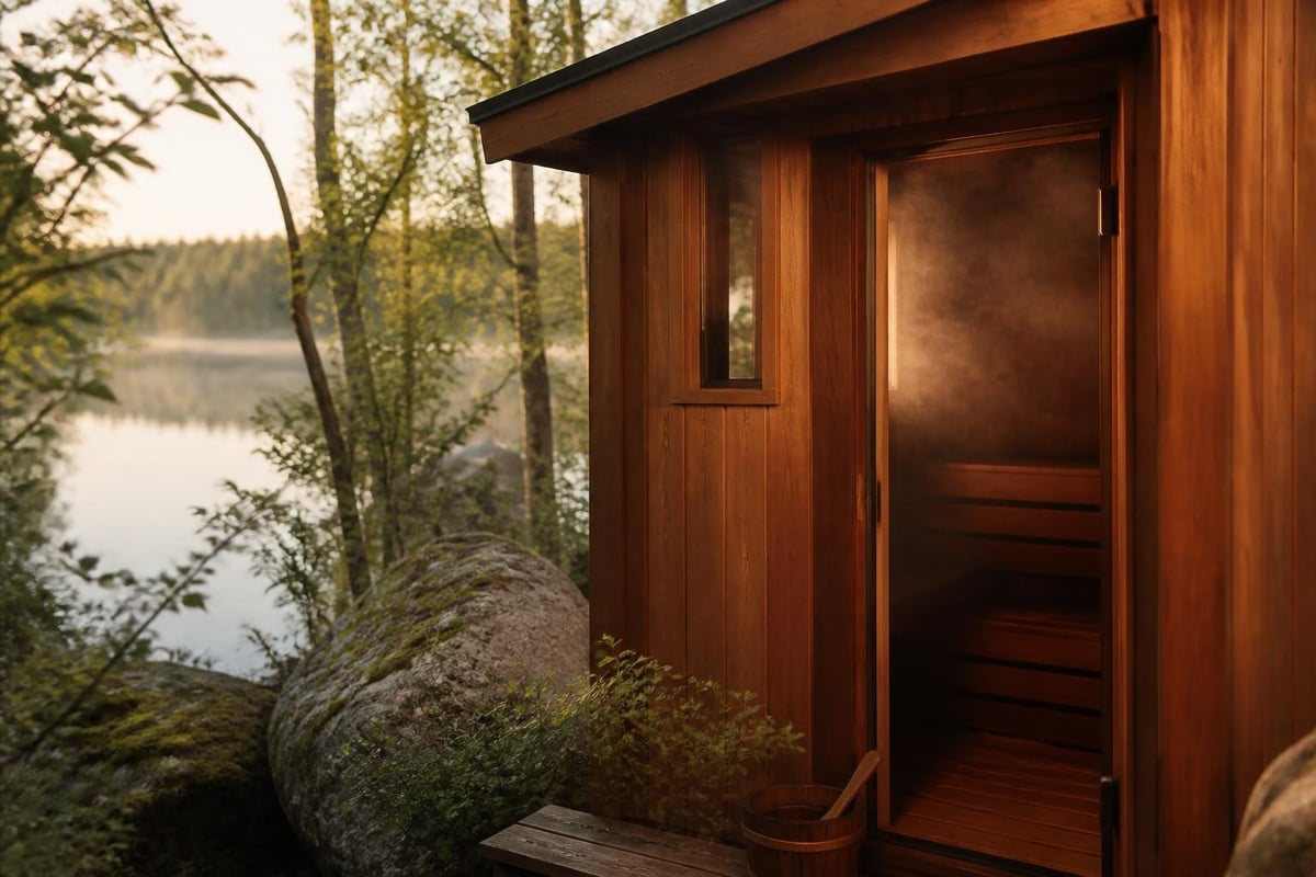 Comparison of traditional sauna löyly steam versus infrared radiant heat