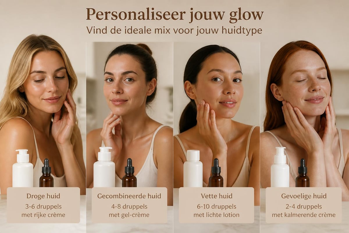 Tanning drops voor verschillende huidtypes