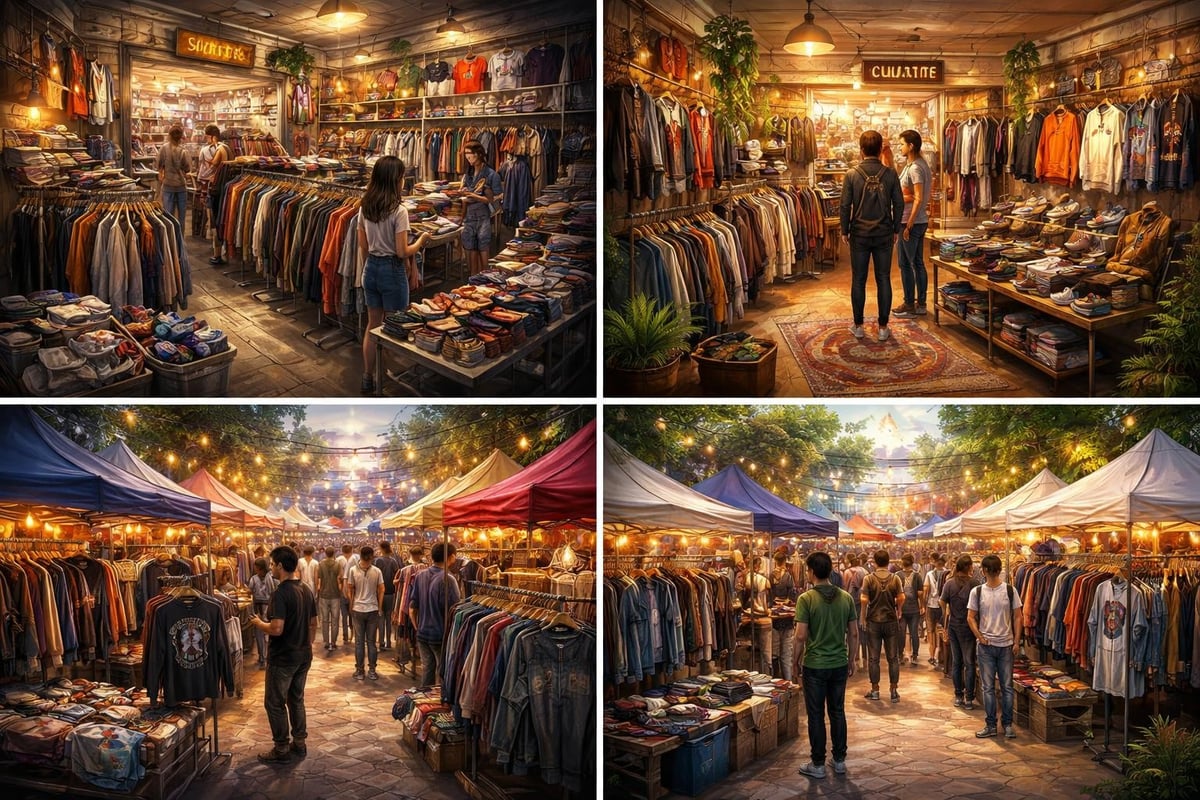 Vintage streetwear shopping locations