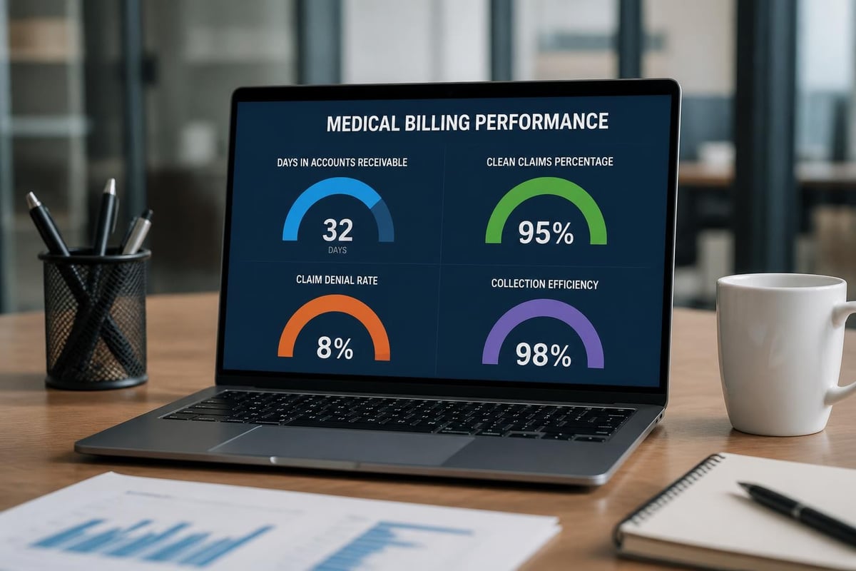 Revenue cycle KPIs dashboard