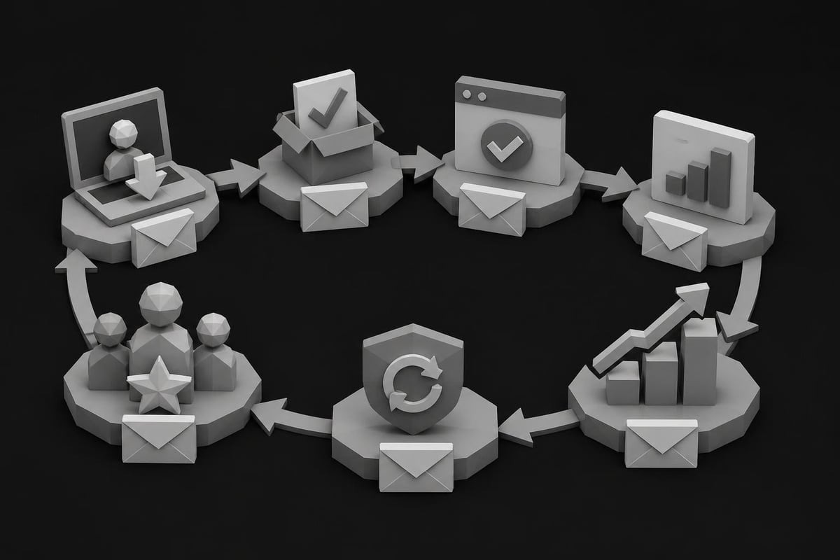 SaaS customer lifecycle stages