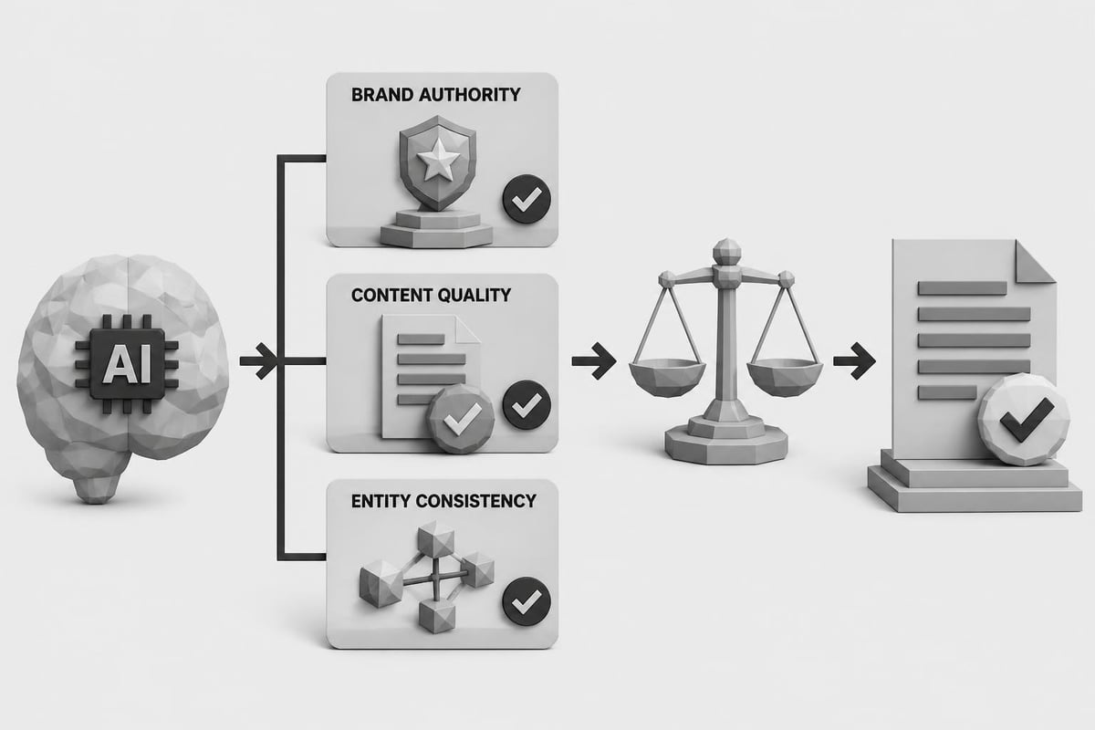 AI citation selection process