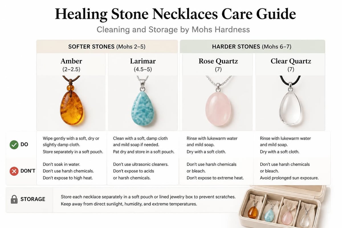 Stone care by hardness