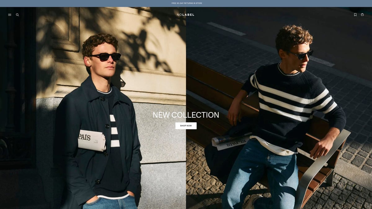 12 Inspirerende Webshop Designs Voor 2026 - No Label