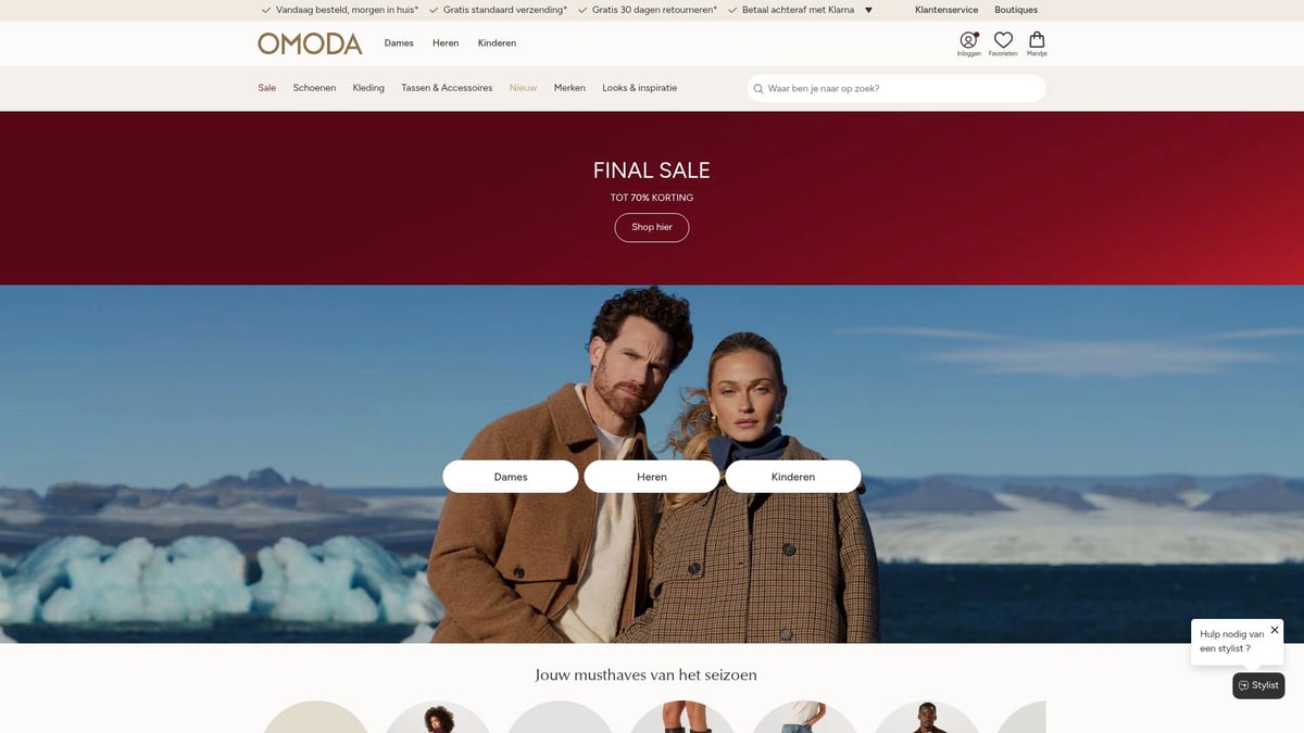 12 Inspirerende Webshop Designs Voor 2026 - Omoda