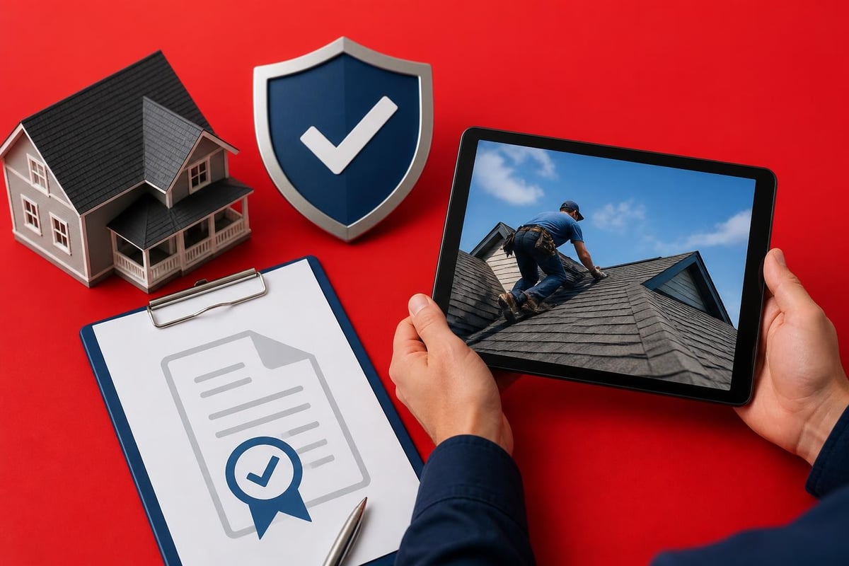 Roofing contractor credentials verification