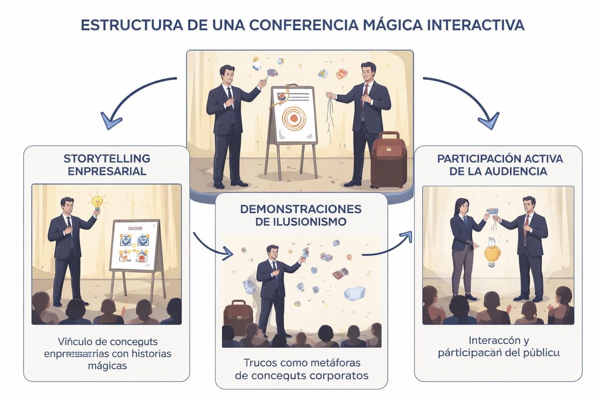Conferencia mágica corporativa