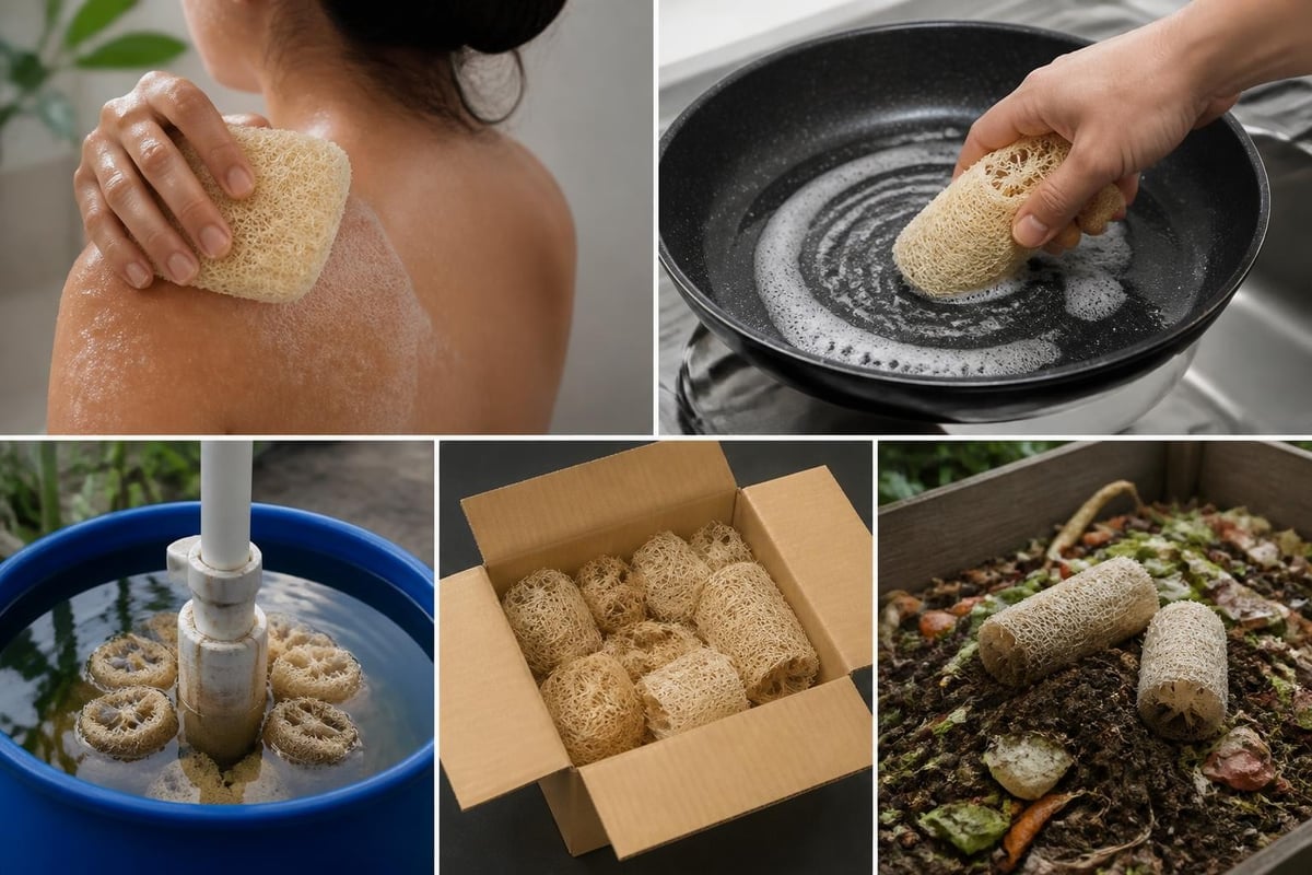 Loofah anvendelsesområder